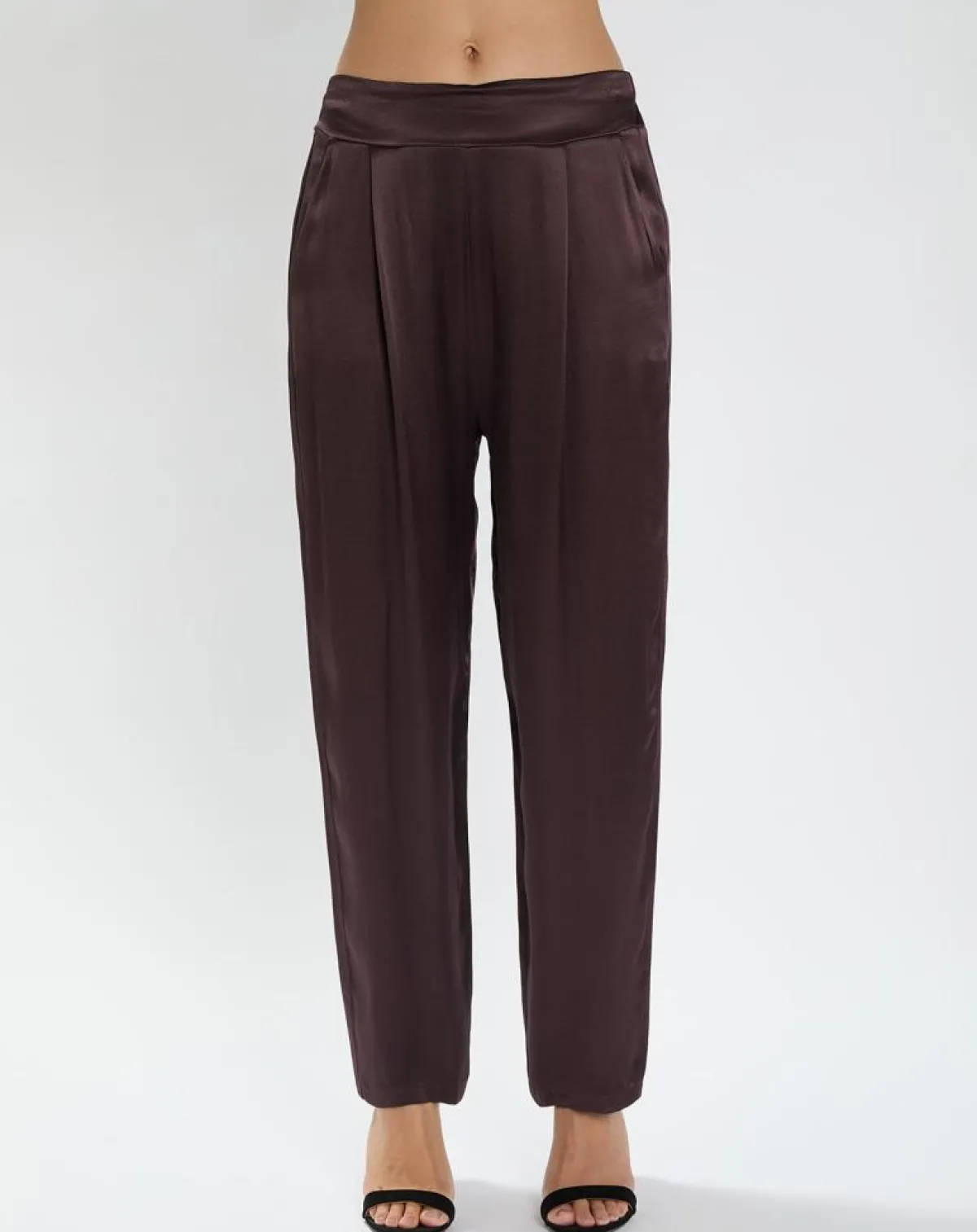 Lauren Vidal Pantalons|Pantalon Olga raisin