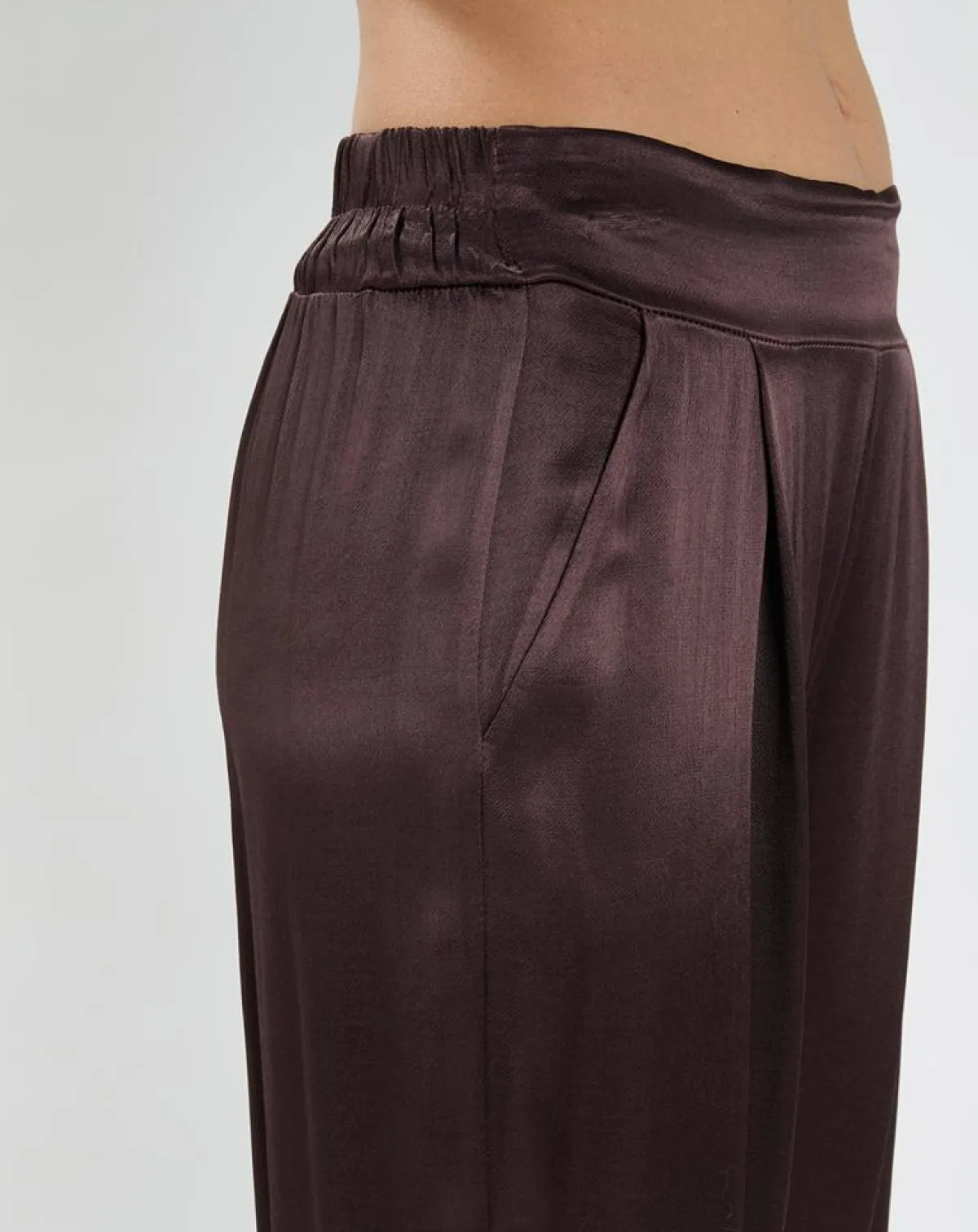 Lauren Vidal Pantalons|Pantalon Olga raisin