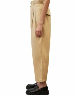 Marc O'Polo Pantalons|Pantalon paperbag pinces beige