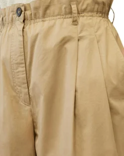 Marc O'Polo Pantalons|Pantalon paperbag pinces beige