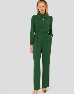 Tara Jarmon Pantalons|Pantalon Parigi vert