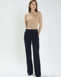 Tara Jarmon Pantalons|Pantalon Perlita nocturne