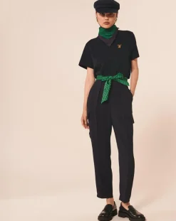 Tara Jarmon Pantalons|Pantalon Philippe nocturne