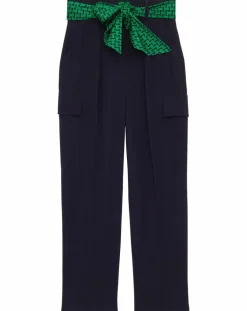 Tara Jarmon Pantalons|Pantalon Philippe nocturne