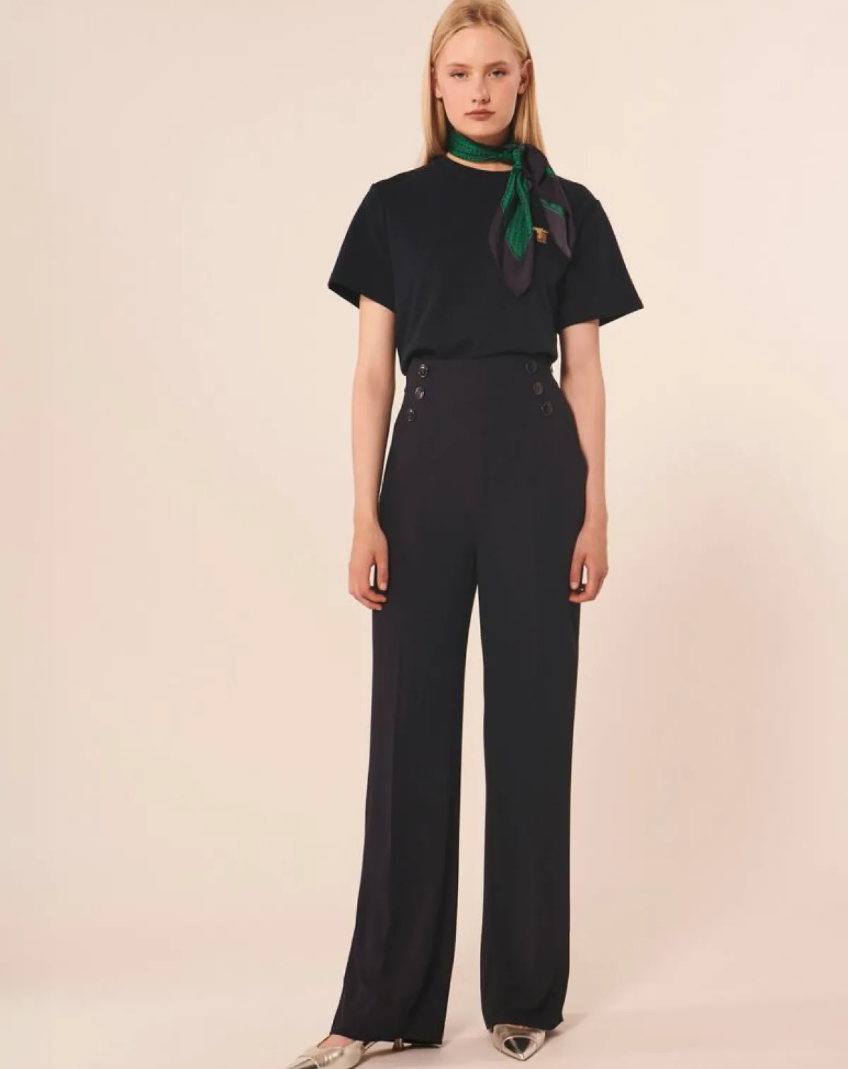 Tara Jarmon Pantalons|Pantalon Pilar nocturne