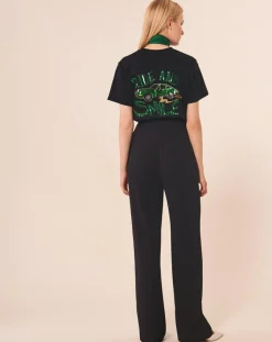 Tara Jarmon Pantalons|Pantalon Pilar nocturne