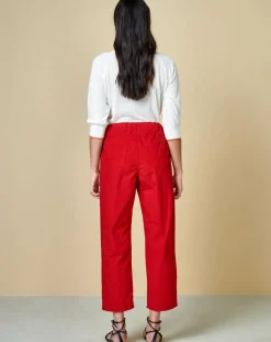 Bellerose Pantalons|Pantalon Pizzy rouge