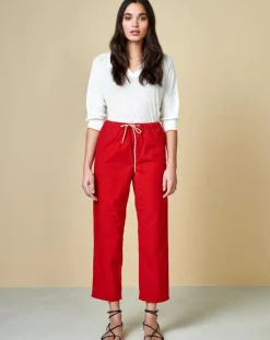 Bellerose Pantalons|Pantalon Pizzy rouge