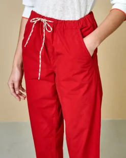 Bellerose Pantalons|Pantalon Pizzy rouge