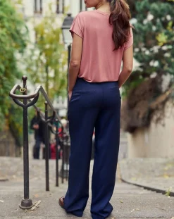 La Petite Etoile Pantalons|Pantalon Polimo marine