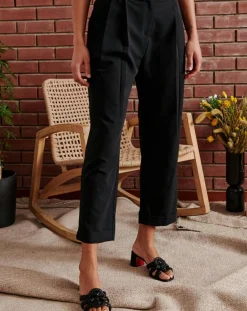 Belair Pantalons|Pantalon Portia noir