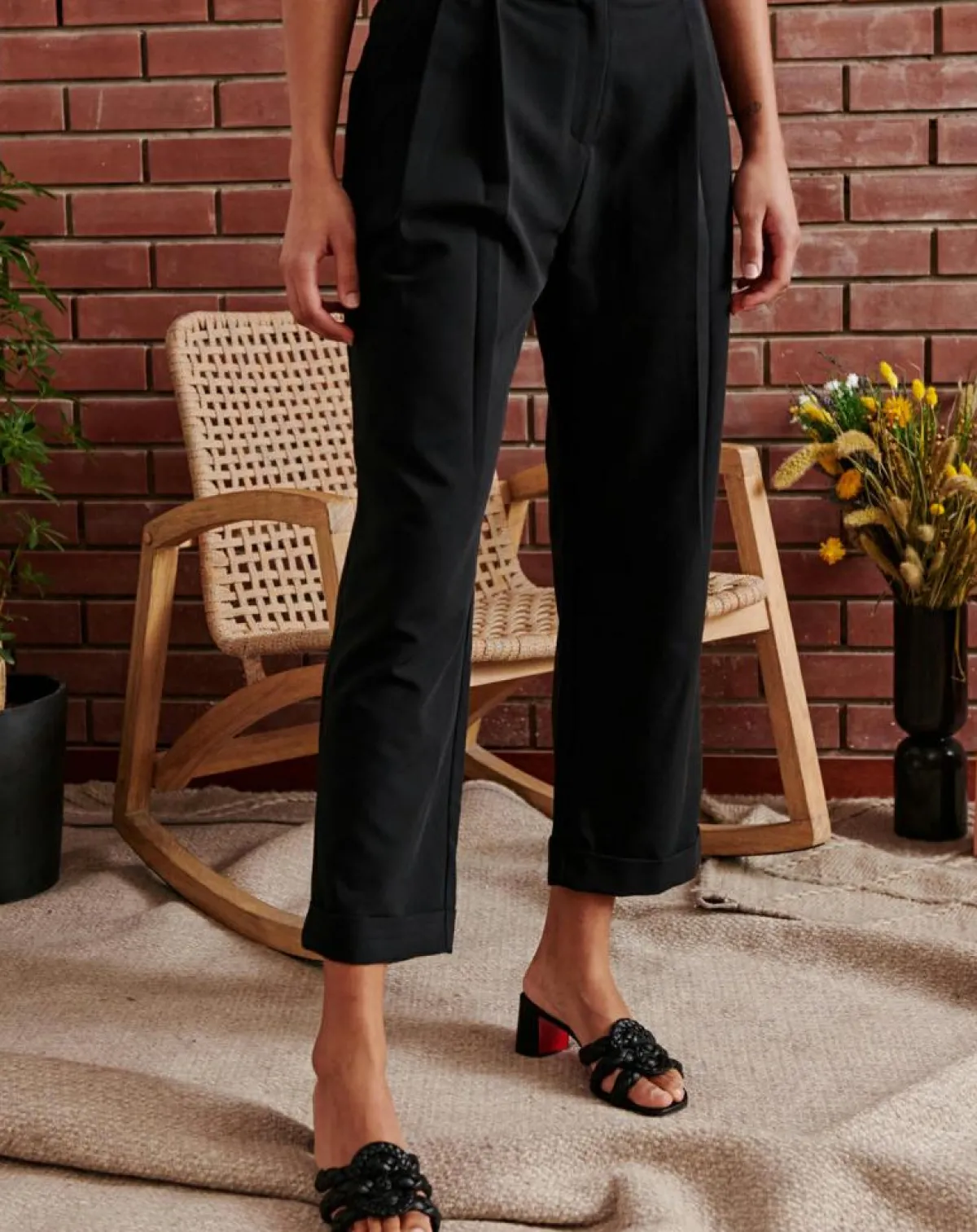 Belair Pantalons|Pantalon Portia noir
