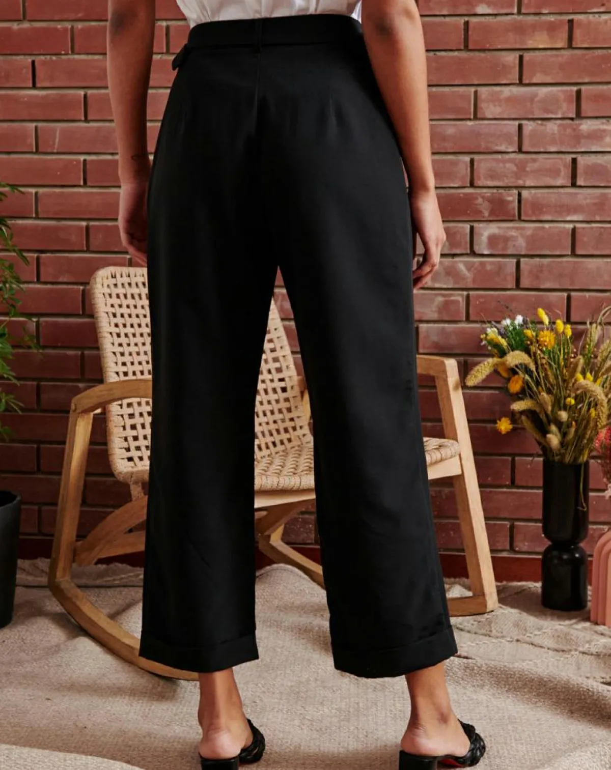 Belair Pantalons|Pantalon Portia noir