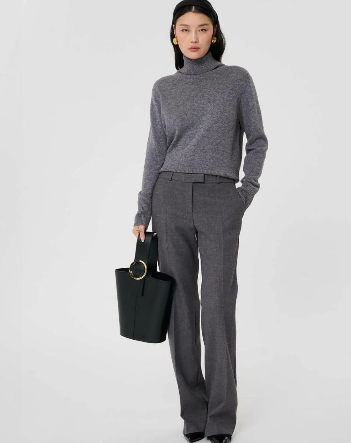 Tara Jarmon Pantalons|Pantalon Poupée gris