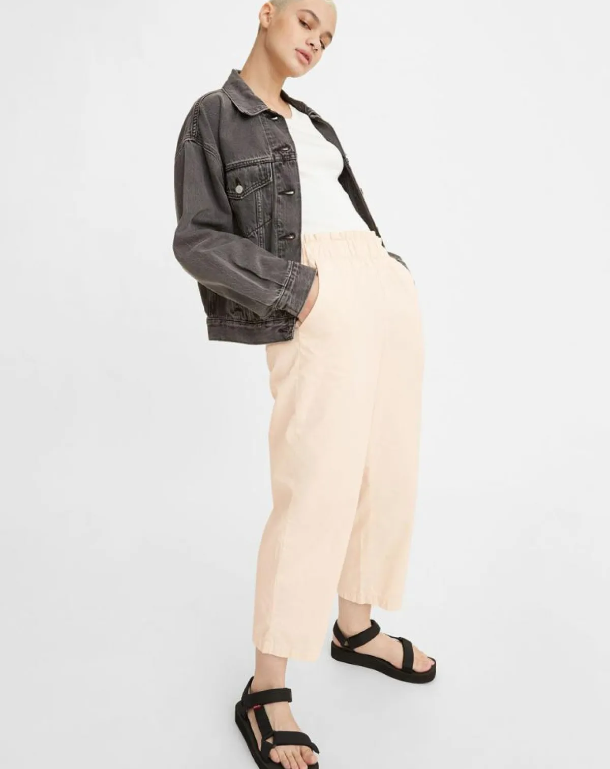 Levi's® Jeans|Pantalon Scrunchie rose pâle