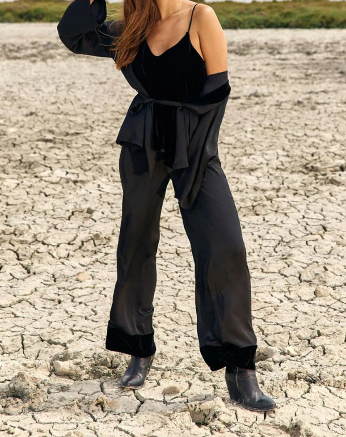 Lauren Vidal Pantalons|Pantalon Shadow noir