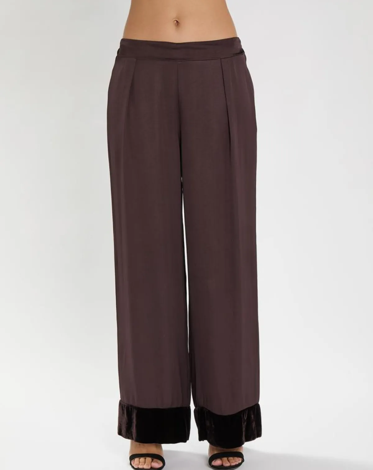 Lauren Vidal Pantalons|Pantalon Shadow raisin