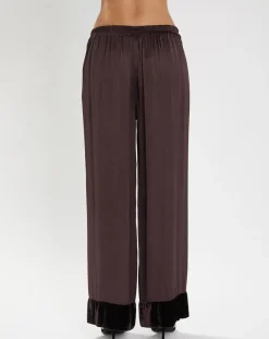 Lauren Vidal Pantalons|Pantalon Shadow raisin