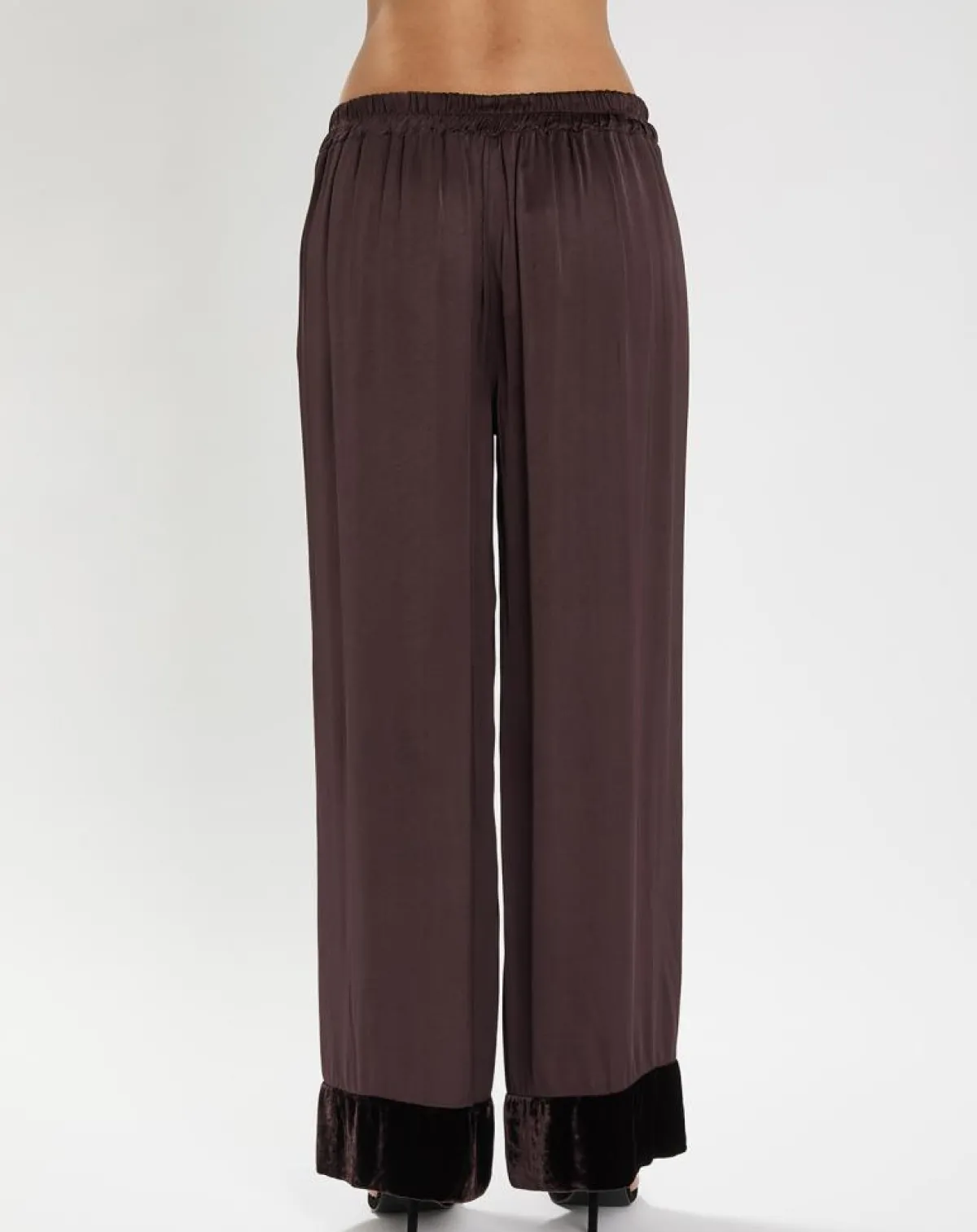 Lauren Vidal Pantalons|Pantalon Shadow raisin