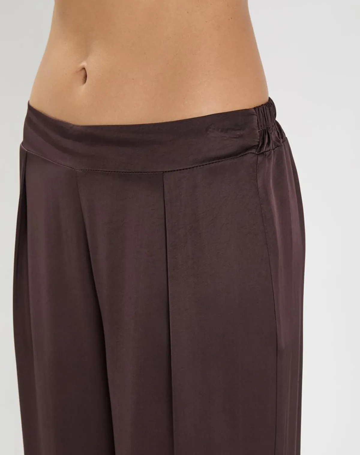 Lauren Vidal Pantalons|Pantalon Shadow raisin