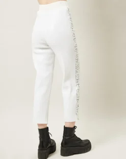 Manoush Pantalons|Pantalon Shiny Run blanc