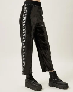 Manoush Pantalons|Pantalon Shiny Run en sequins noir