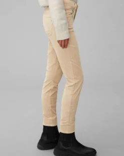 Marc O'Polo Pantalons|Pantalon slim Albi effet Velours beige