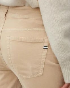Marc O'Polo Pantalons|Pantalon slim Albi effet Velours beige