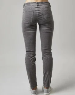 Marc O'Polo Pantalons|Pantalon slim Albi effet Velours gris clair