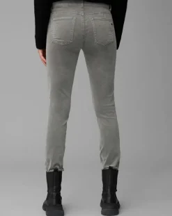 Marc O'Polo Pantalons|Pantalon slim Albi effet Velours gris clair