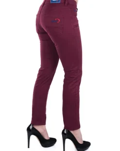 Giorgio di Mare Pantalons|Pantalon slim bordeaux