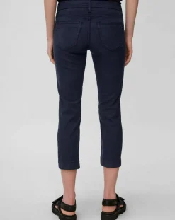 Marc O'Polo Pantalons|Pantalon slim crop Lulea bleu marine