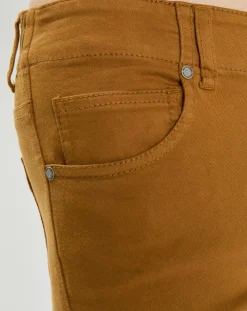 Marc O'Polo Pantalons|Pantalon Slim en Coton bio mélangé Mavas marron clair