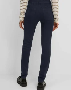 Marc O'Polo Pantalons|Pantalon Slim en Coton bio mélangé Mavas bleu marine