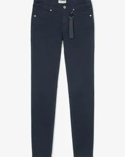 Marc O'Polo Pantalons|Pantalon Slim en Coton bio mélangé Mavas bleu marine