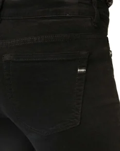 Marc O'Polo Pantalons|Pantalon slim en Velours lisse Alby noir