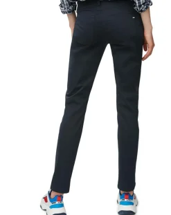 Marc O'Polo Pantalons|Pantalon slim stretch Alby bleu marine