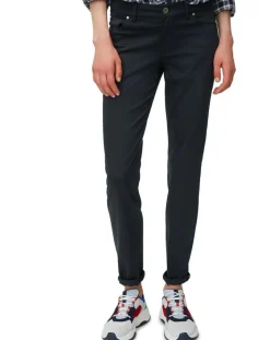 Marc O'Polo Pantalons|Pantalon slim stretch Alby bleu marine