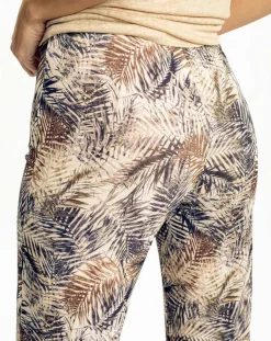 Lauren Vidal Pantalons|Pantalon Store indigo/beige