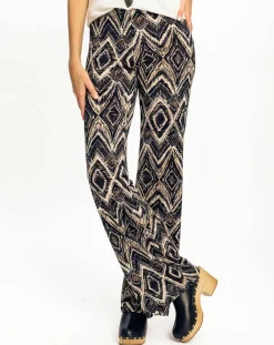 Lauren Vidal Pantalons|Pantalon Store multicolore