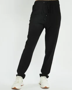 Lauren Vidal Pantalons|Pantalon Store noir