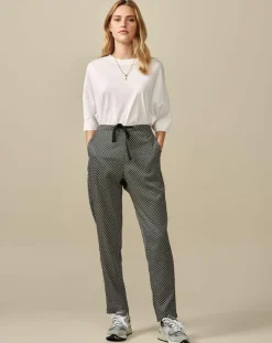 Bellerose Pantalons|Pantalon Vael à pois noir