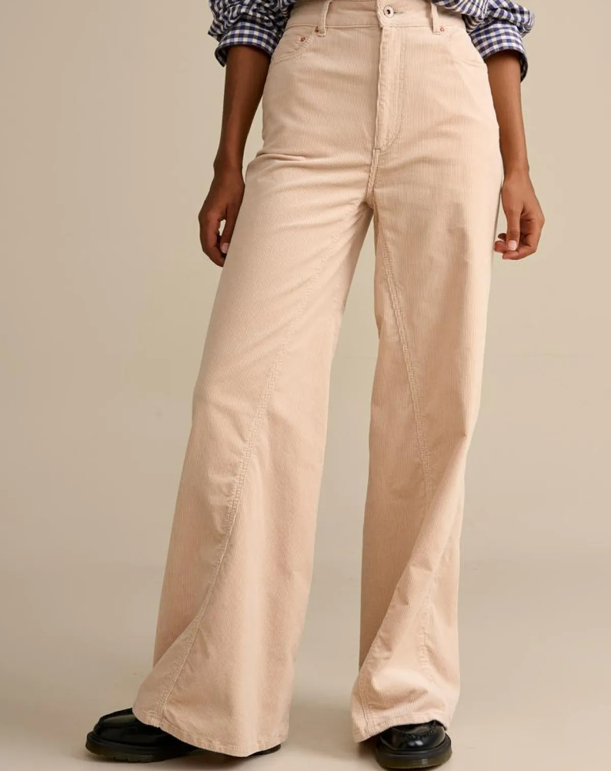 Bellerose Pantalons|Pantalon évasé en Velours côtelé Priscila ballerine