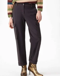 Indies Pantalons|Pantalon Victoire choco/beige