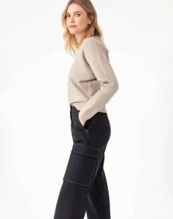 Indies Pantalons|Pantalon Victoire noir/beige