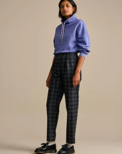 Bellerose Jeans|Pantalon Villa à carreaux gris foncé