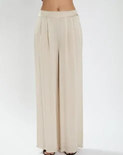 Lauren Vidal Pantalons|Pantalon Willy crème