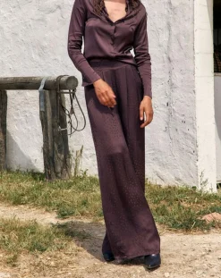 Lauren Vidal Pantalons|Pantalon Willy raisin