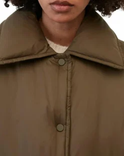 Marc O'Polo Manteaux|Parka boutons nylon marron