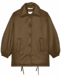 Marc O'Polo Manteaux|Parka boutons nylon marron